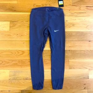 Nike Epic Lux Athena Mesh Tights Size S AA3260-081  Gridiron NEW